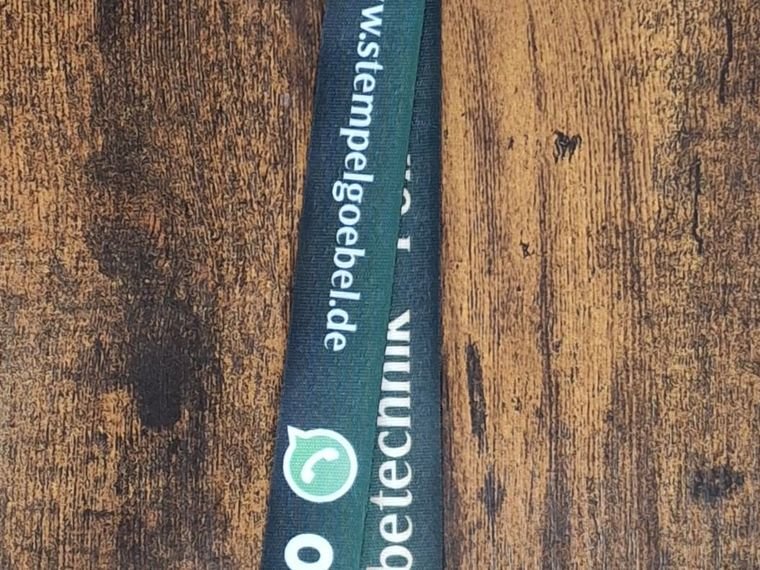 Stempel Göbel &ndash; Schlüsselband mit Webadresse